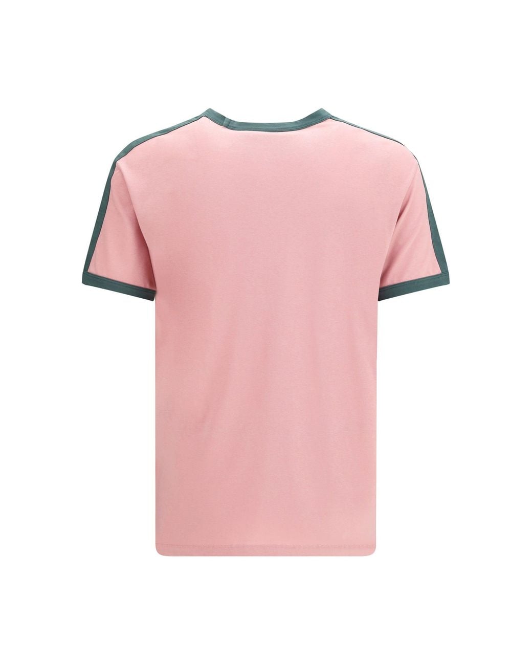 Valentino Pink Embroidered Logo Cotton-Jersey T-Shirt for men