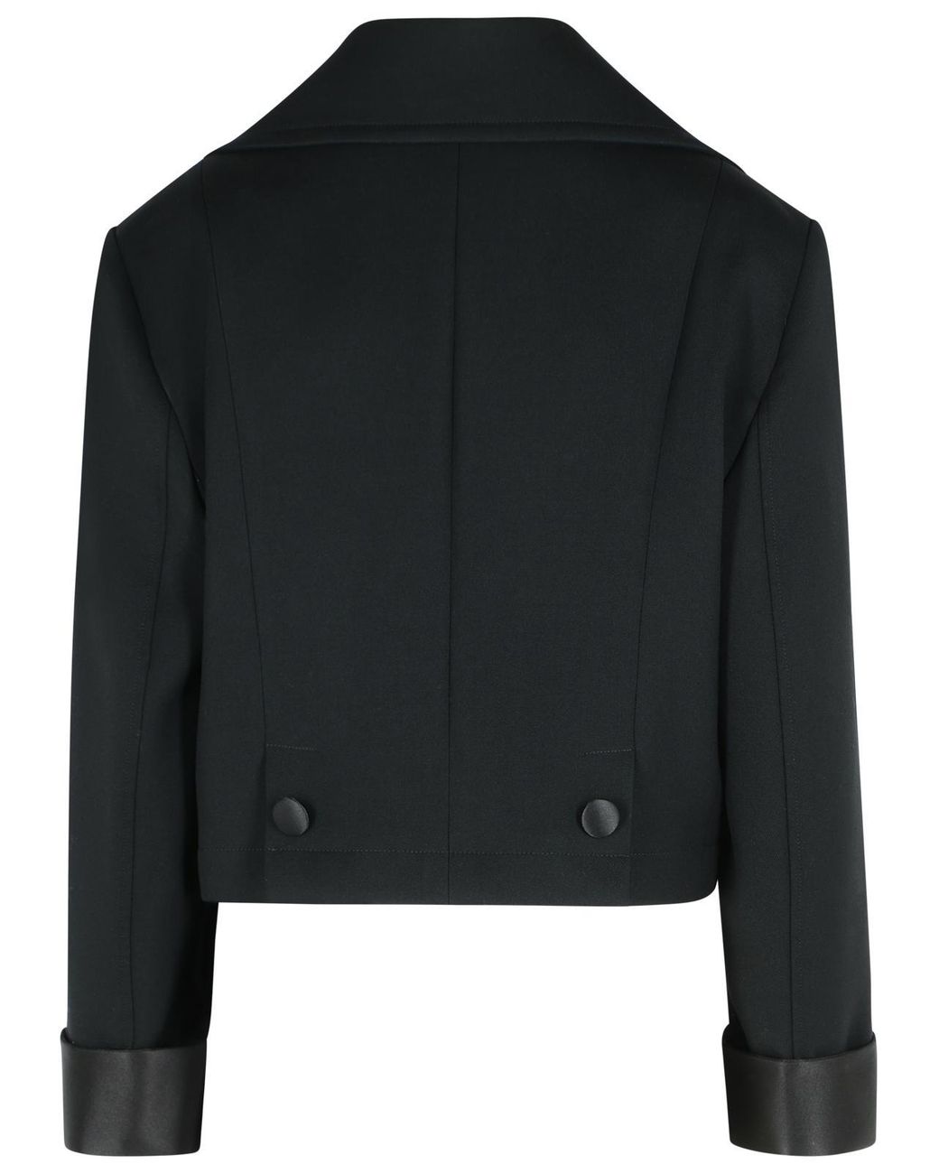 Dolce & Gabbana Black Virgin Wool Blend Jacket