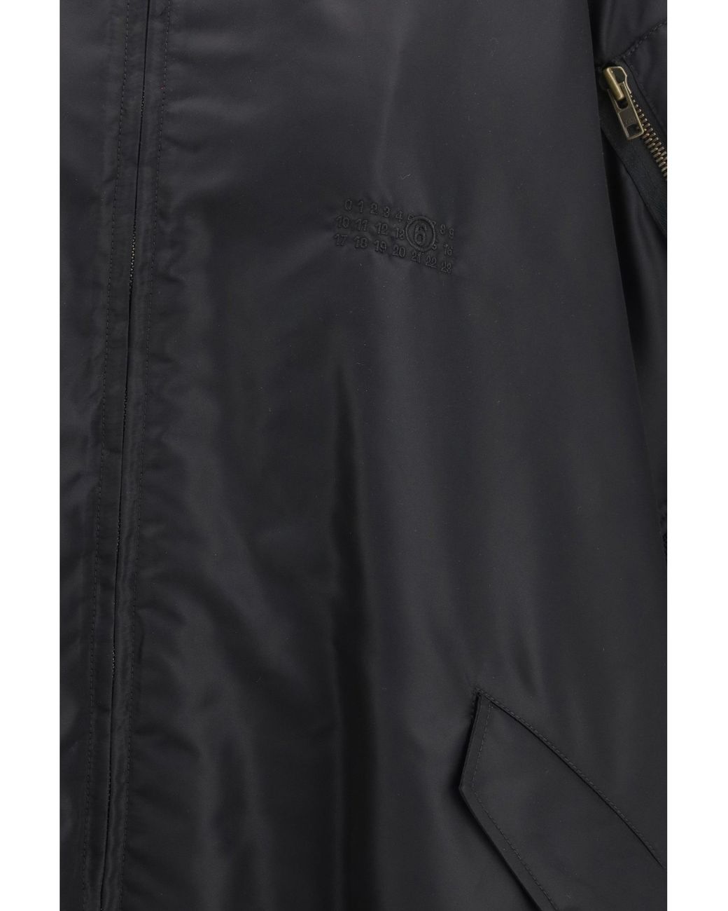 MM6 by Maison Margiela Black Nylon Cape