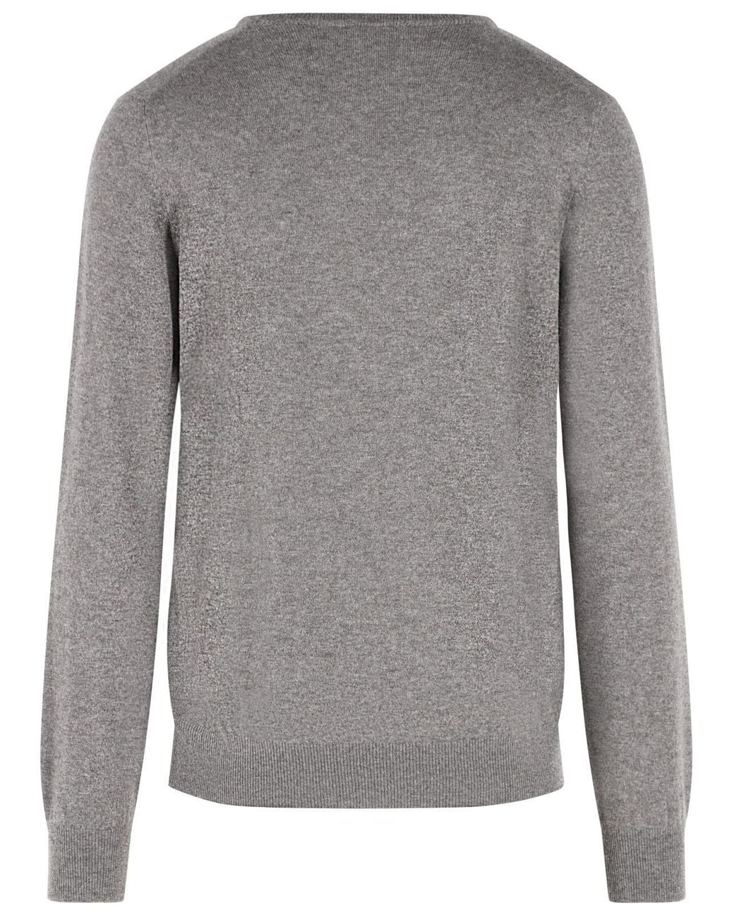 Gran Sasso Gray Taupe Cashmere Sweater for men
