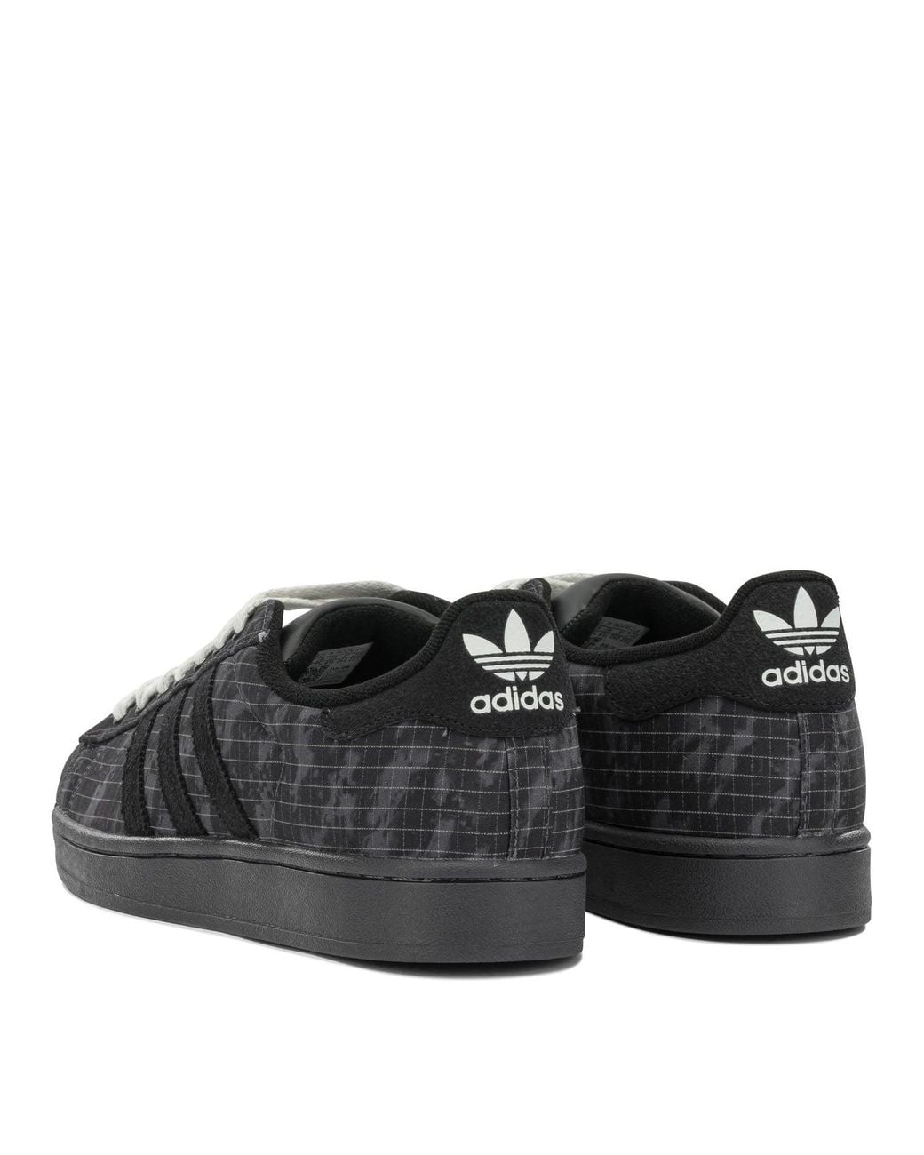 Adidas Originals Black "Superstar Ii" Low-Top Sneakers