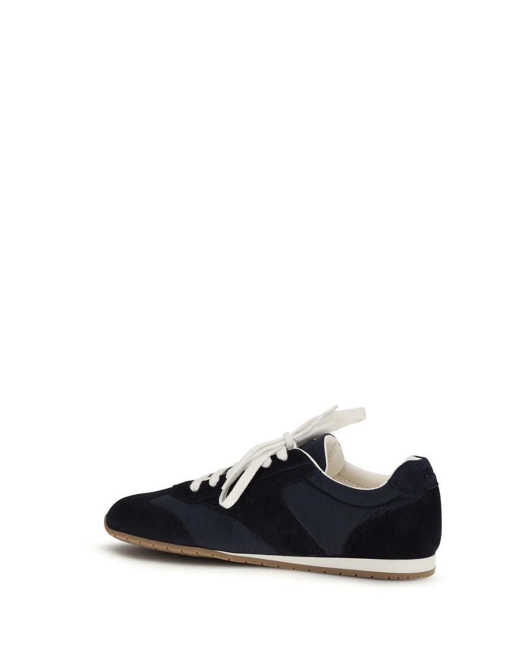 Prada White Suede And Fabric Sneakers for men