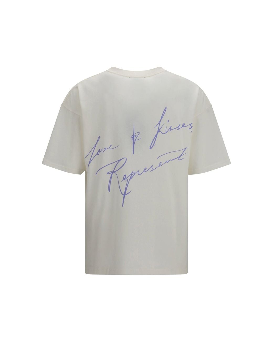 Represent White Love And Kisses T-Shirt Flat for men