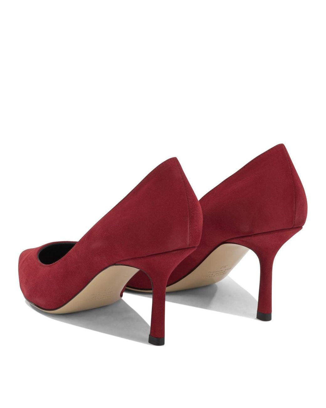 Ninalilou Red Suede Leather Pumps