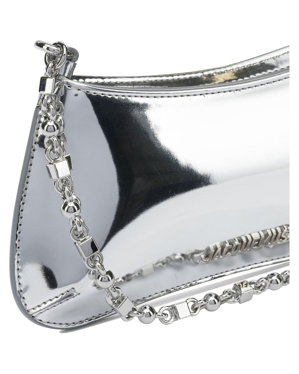 Jacquemus Gray "le Petit Bisou Chaine" Small Shoulder Bag