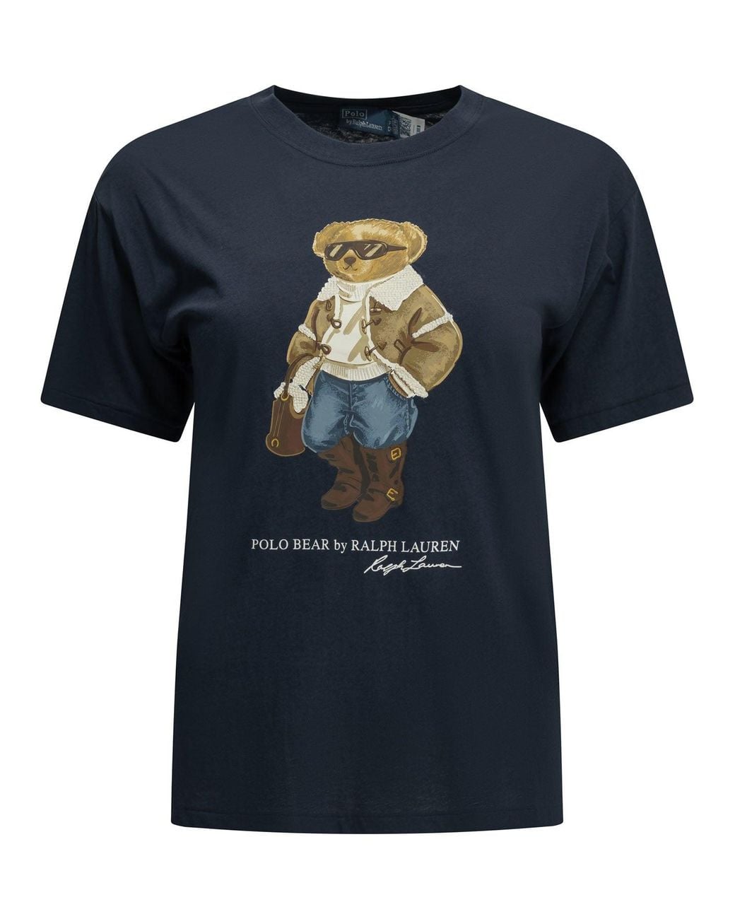 Polo Ralph Lauren Blue Polo Bear Crew-Neck T-Shirt