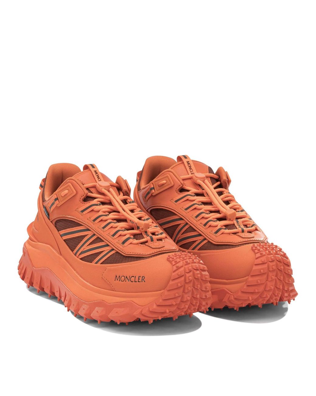 Moncler Orange "Trailgrip Gtx" Low-Top Sneakers for men