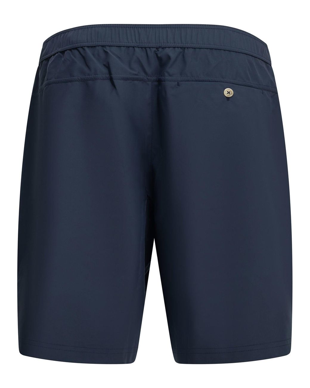 Brunello Cucinelli Blue Logo Shorts for men