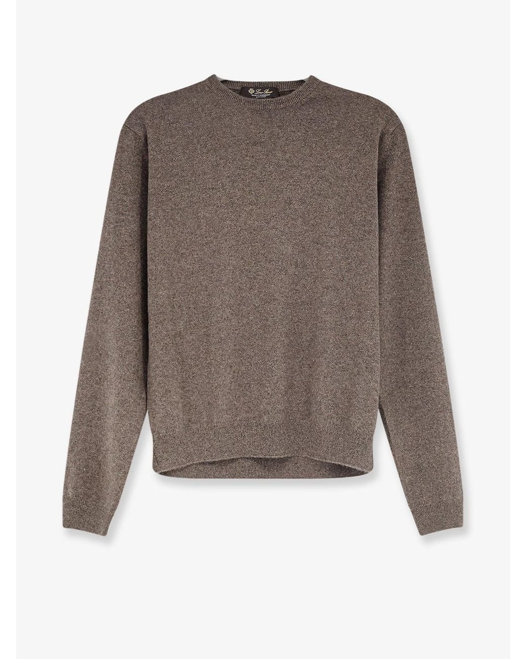 Loro Piana Brown Cashmere Sweater Mélange