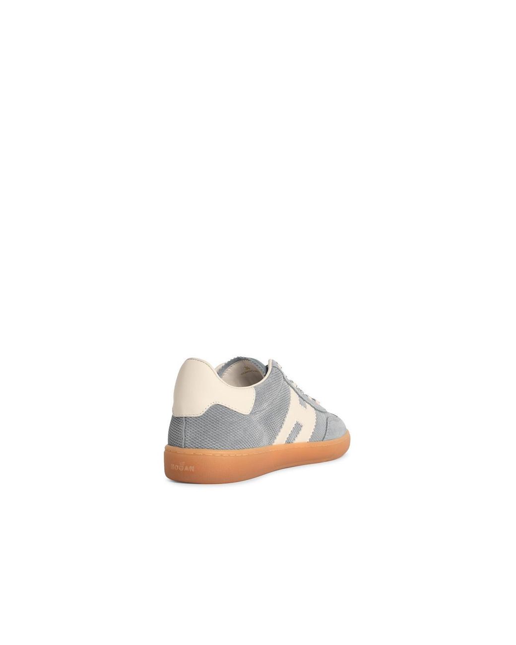 Hogan White 'Cool' Light Suede Sneakers