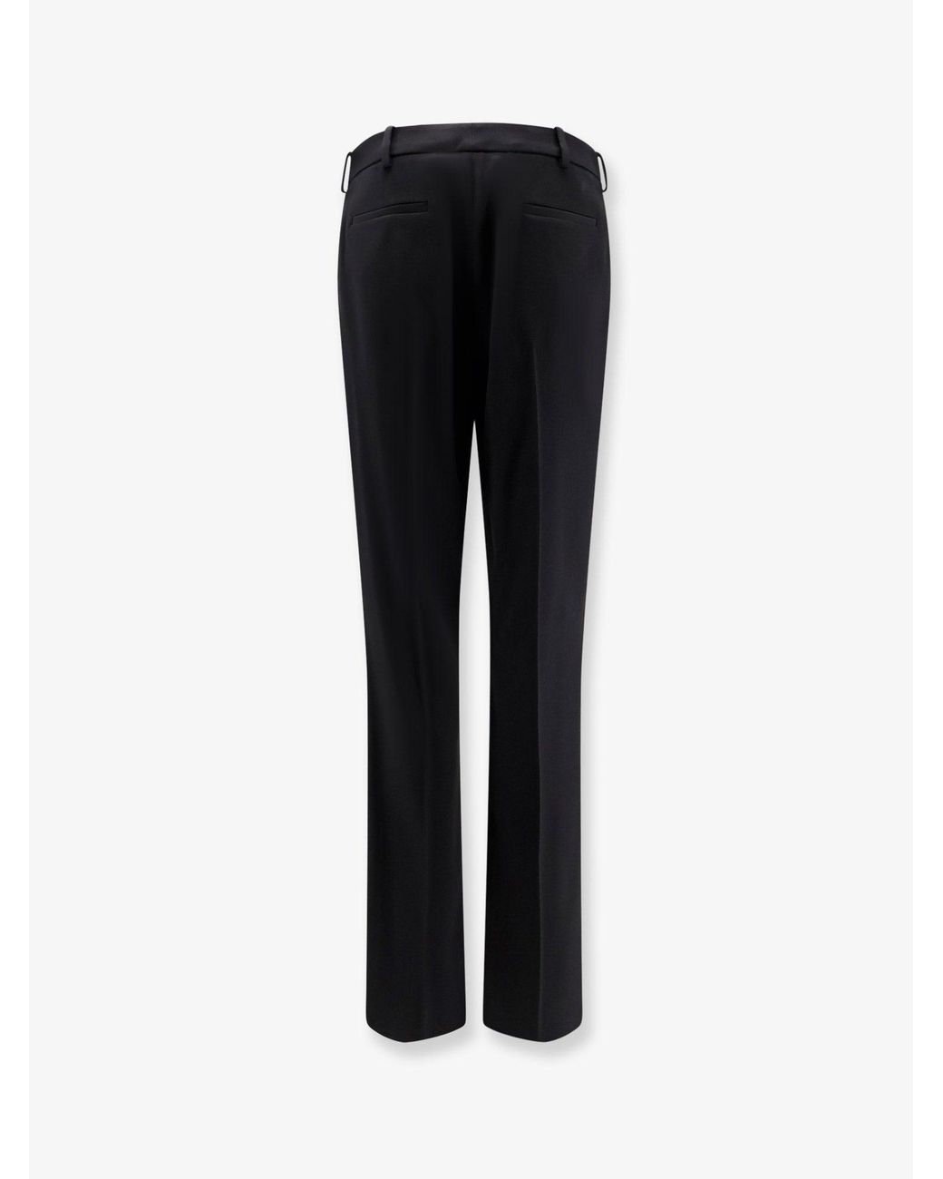 Balenciaga Black Slim Tailored Wool Trousers