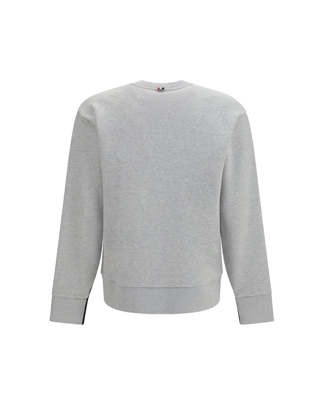 Thom Browne Black Colorblock Crewneck Sweatshirt Dark for men