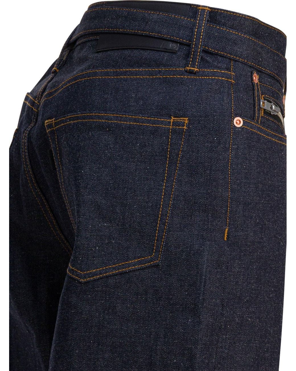 Sacai Blue Relaxed Fit Jeans for men