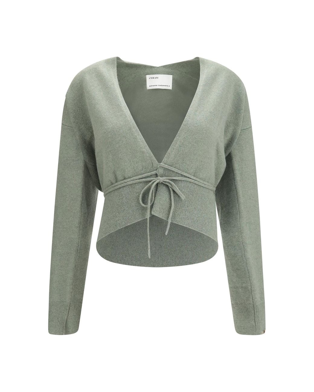 Extreme Cashmere Green N°516 Ella Cardigan Hemlock