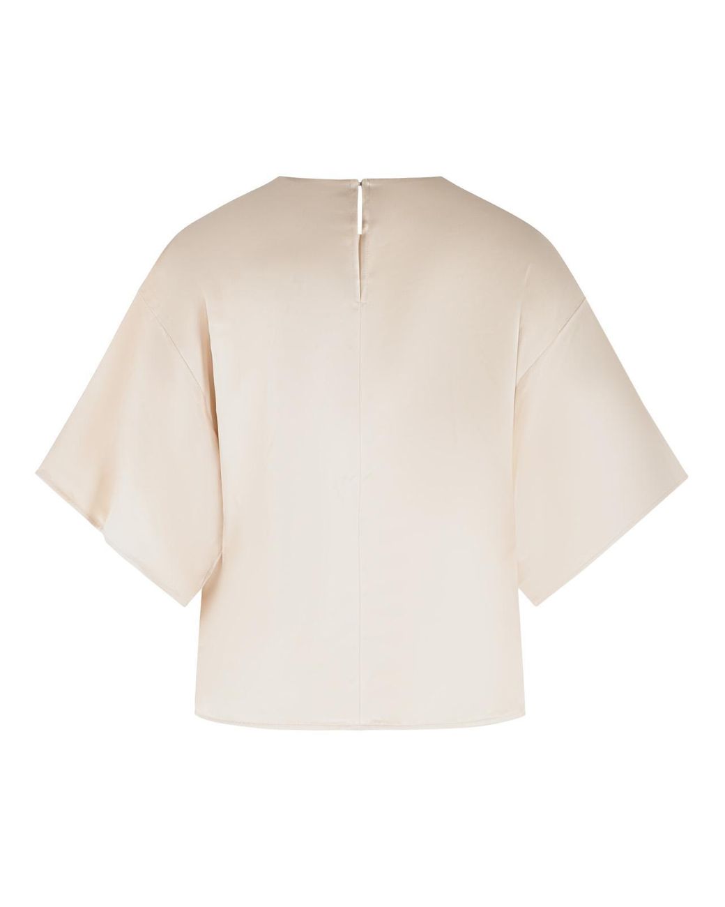 Jonathan Simkhai White Acetate Blend Top Ivory