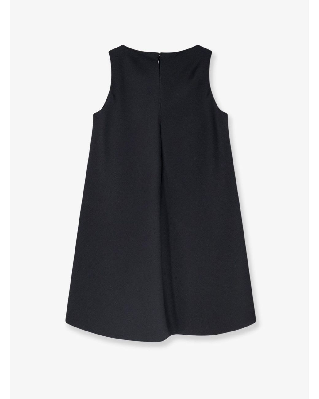 Balenciaga Blue A-Line Silk Mini Dress