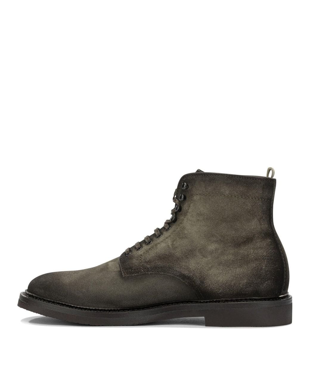 Officine Creative Brown "Hopkins Flexi 203" Lace-Up Ankle Boots for men