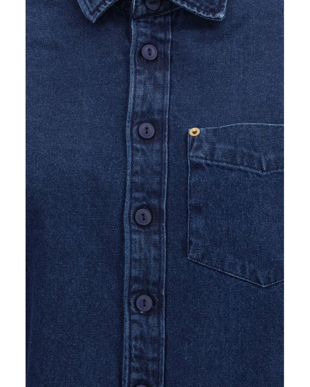 Deperlu Blue Denim Shirt for men