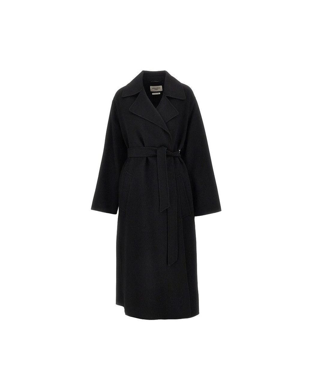 Weekend by Maxmara Natural Midi Cloth Coat With Belt