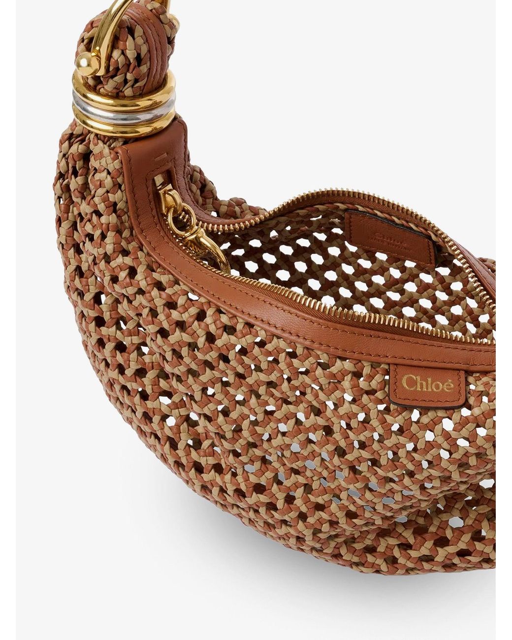 Chloé Pink Bracelet Hobo Handbag With Toucan Handle