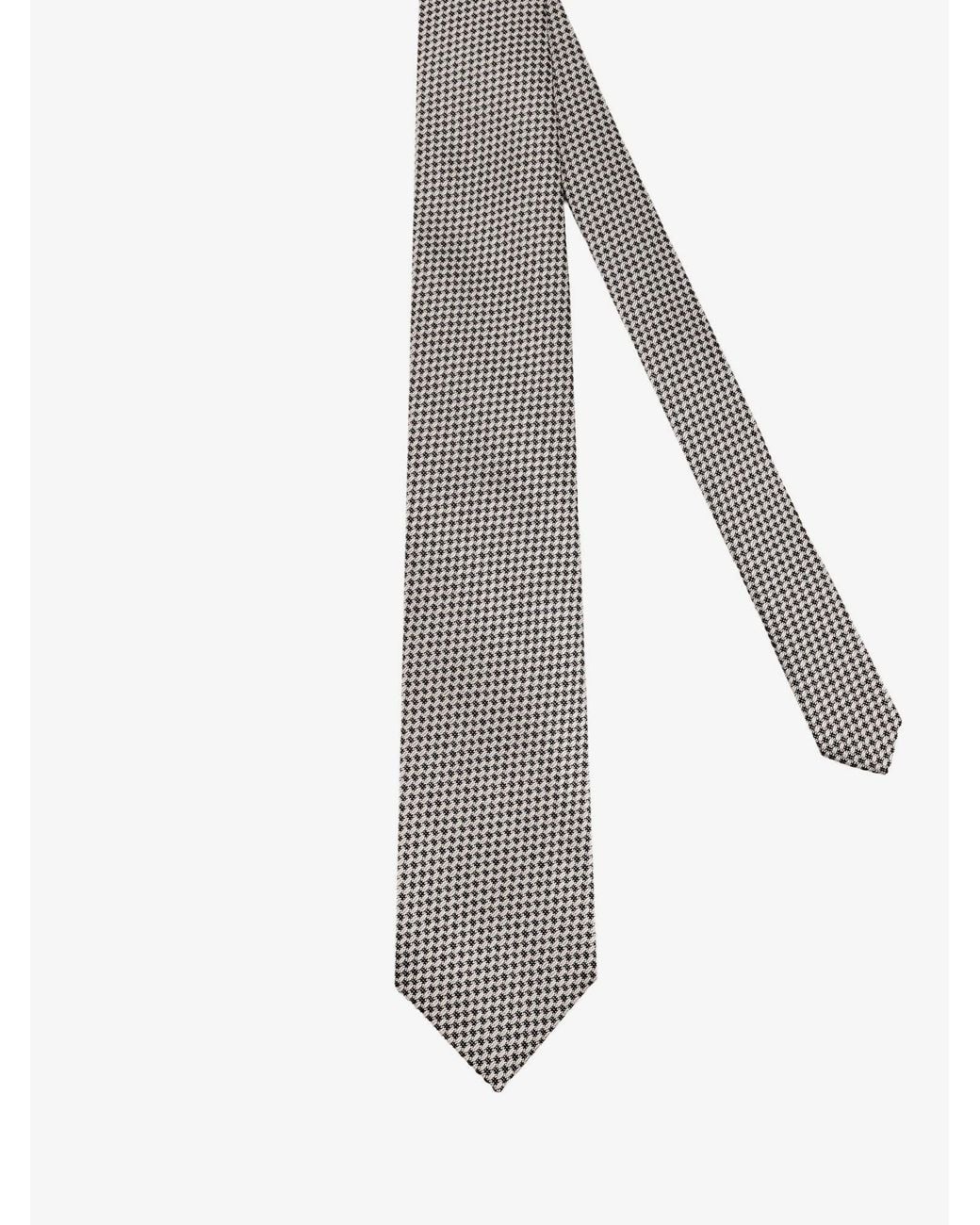 Tom Ford Gray Silk Tie for men