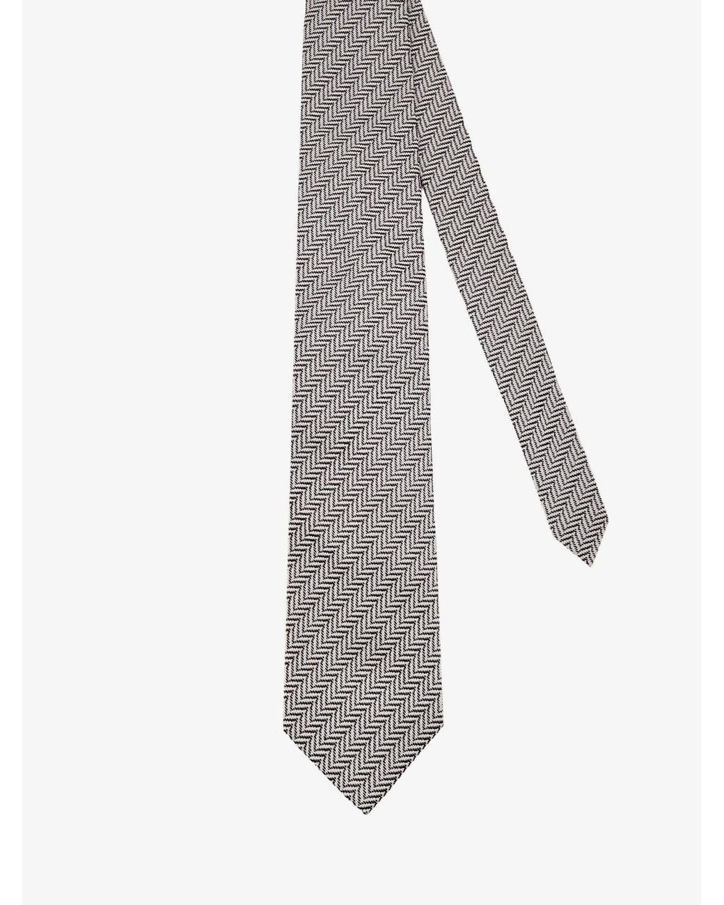 Tom Ford Gray Silk Tie for men