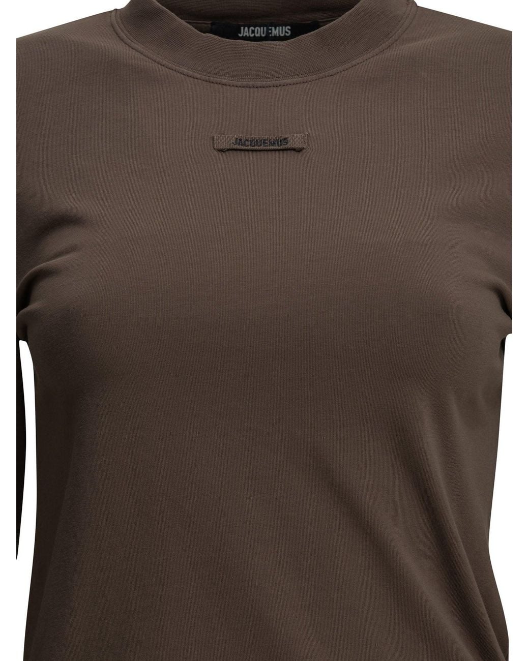 Jacquemus Brown Gros Grain Crew-Neck T-Shirt