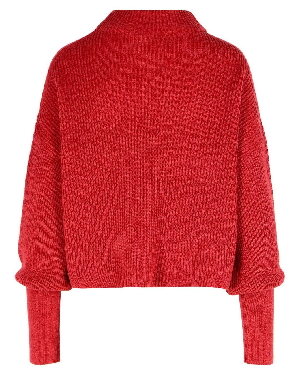 Closed Red Alpaca Blend Sweater Fuchsia