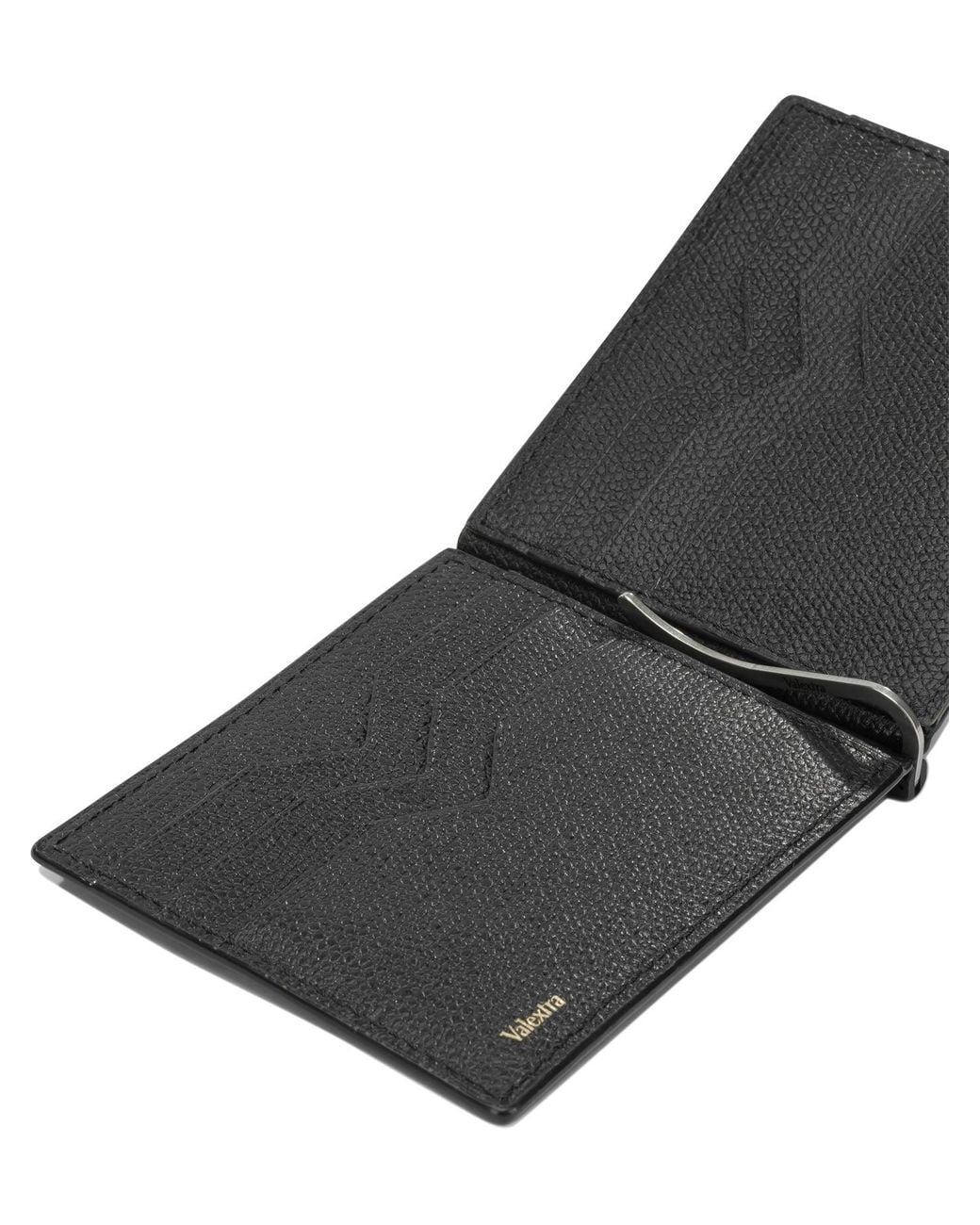 Valextra White Grip Semplice Wallet for men