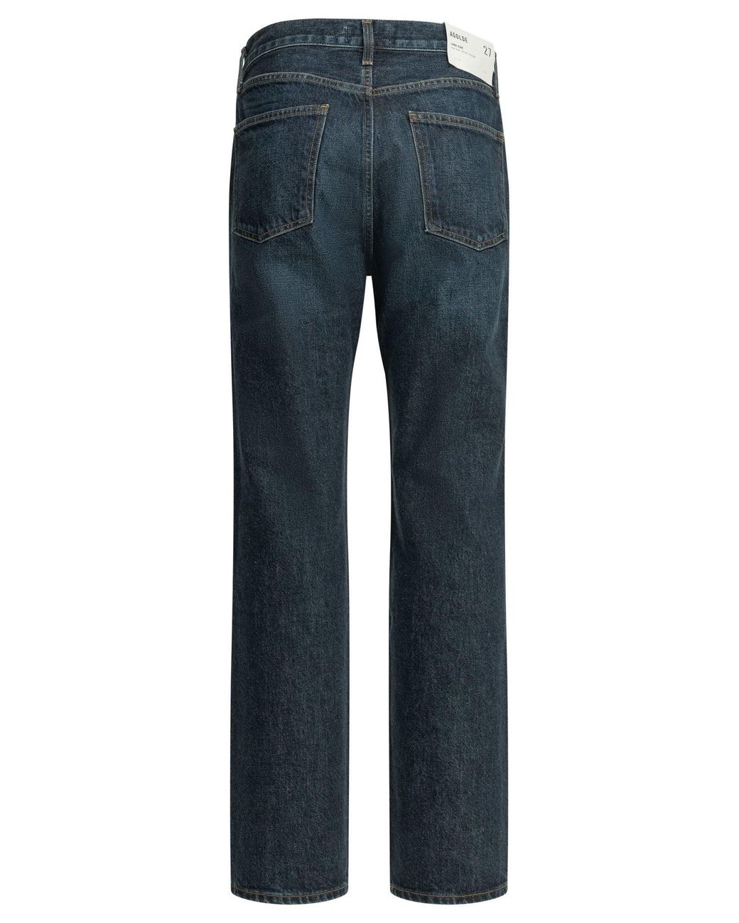 Agolde Blue Straight-Leg Jeans