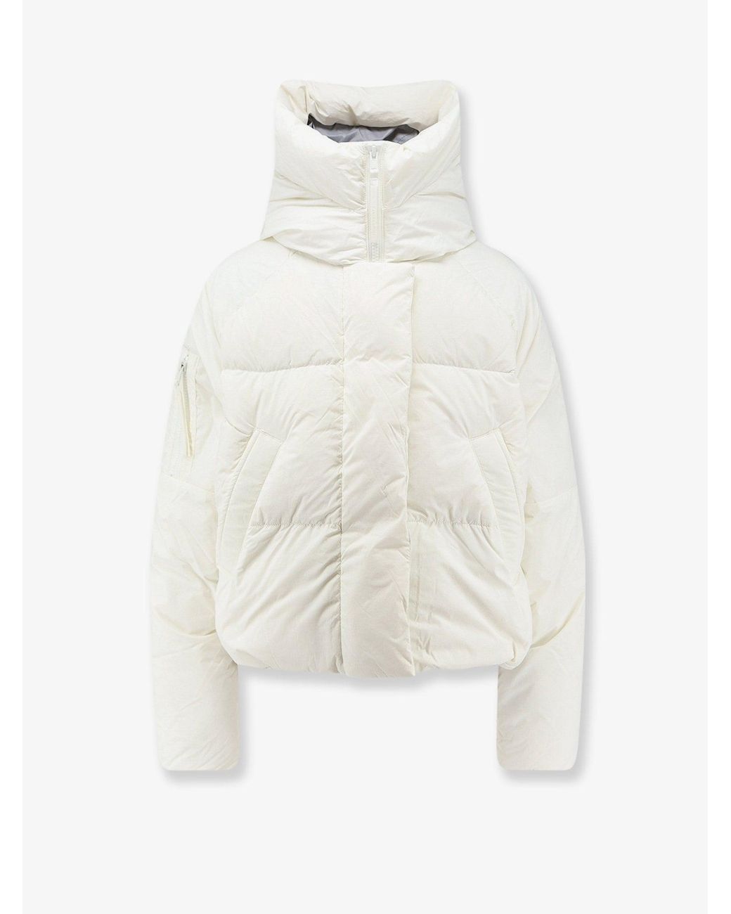 Canada Goose White Recycled Fabric Down Jacket