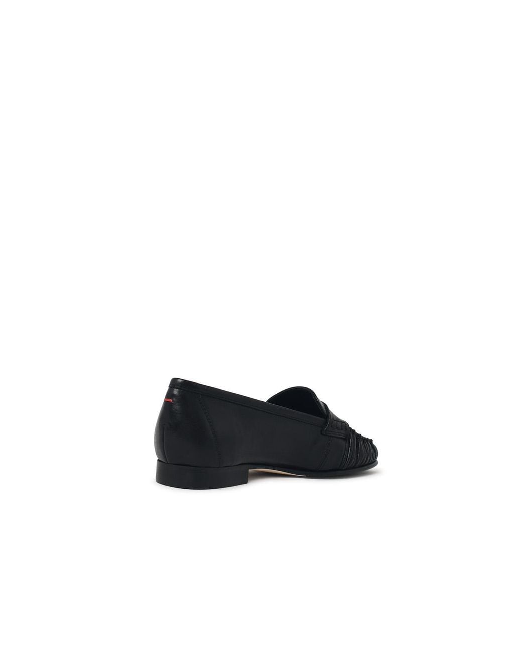 Aeyde White 'Aldous' Nappa Loafers