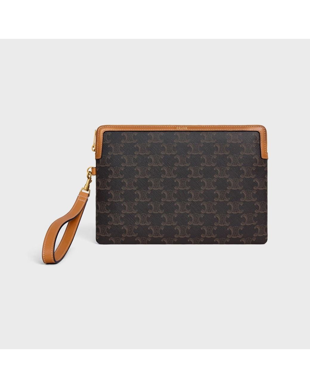 Céline Black Triomphe Pouch