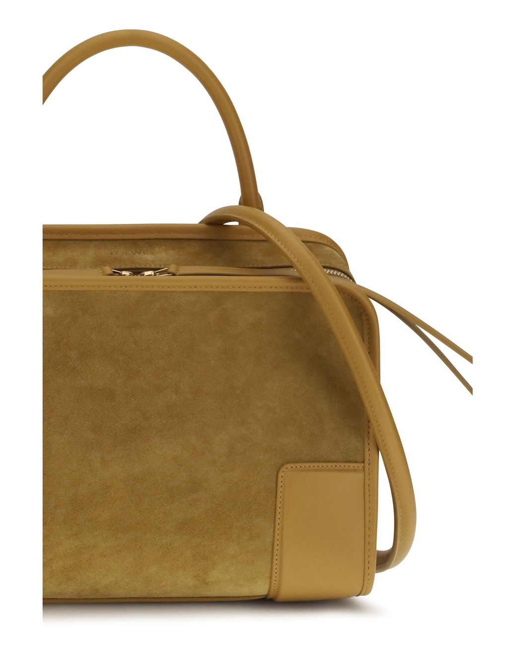 Loewe Metallic Medium Amazona 180 Suede Handbag