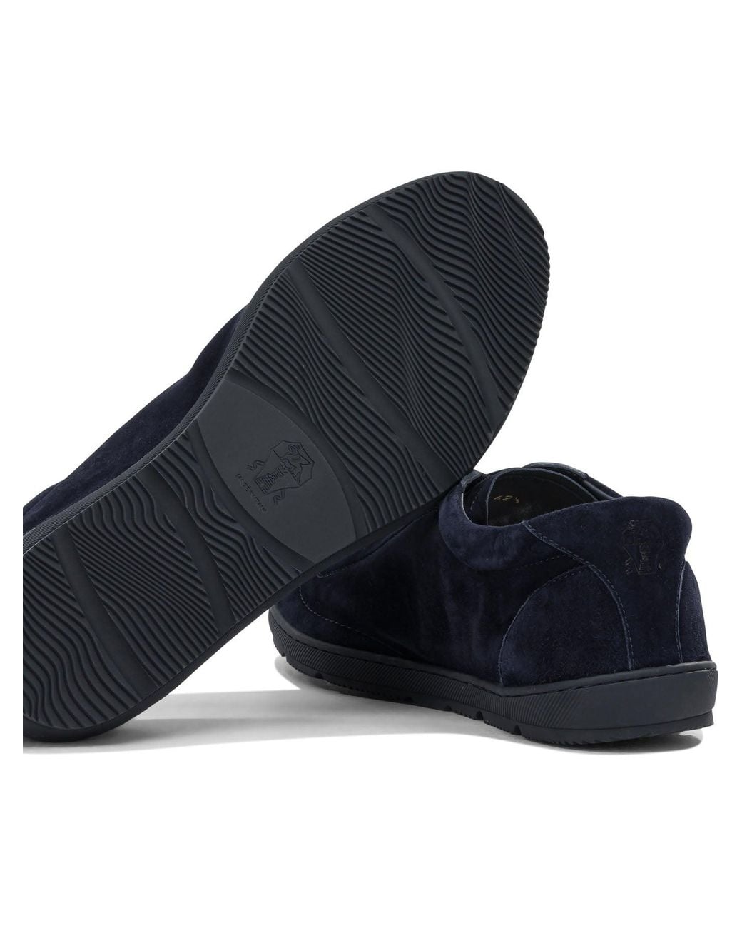 Brunello Cucinelli Blue "Light" Low Top Sneakers