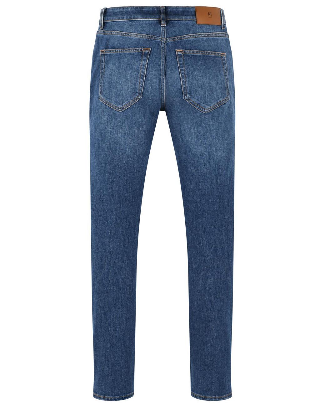 Pt05 Blue 'Reggae' Stretch Cotton Jeans for men