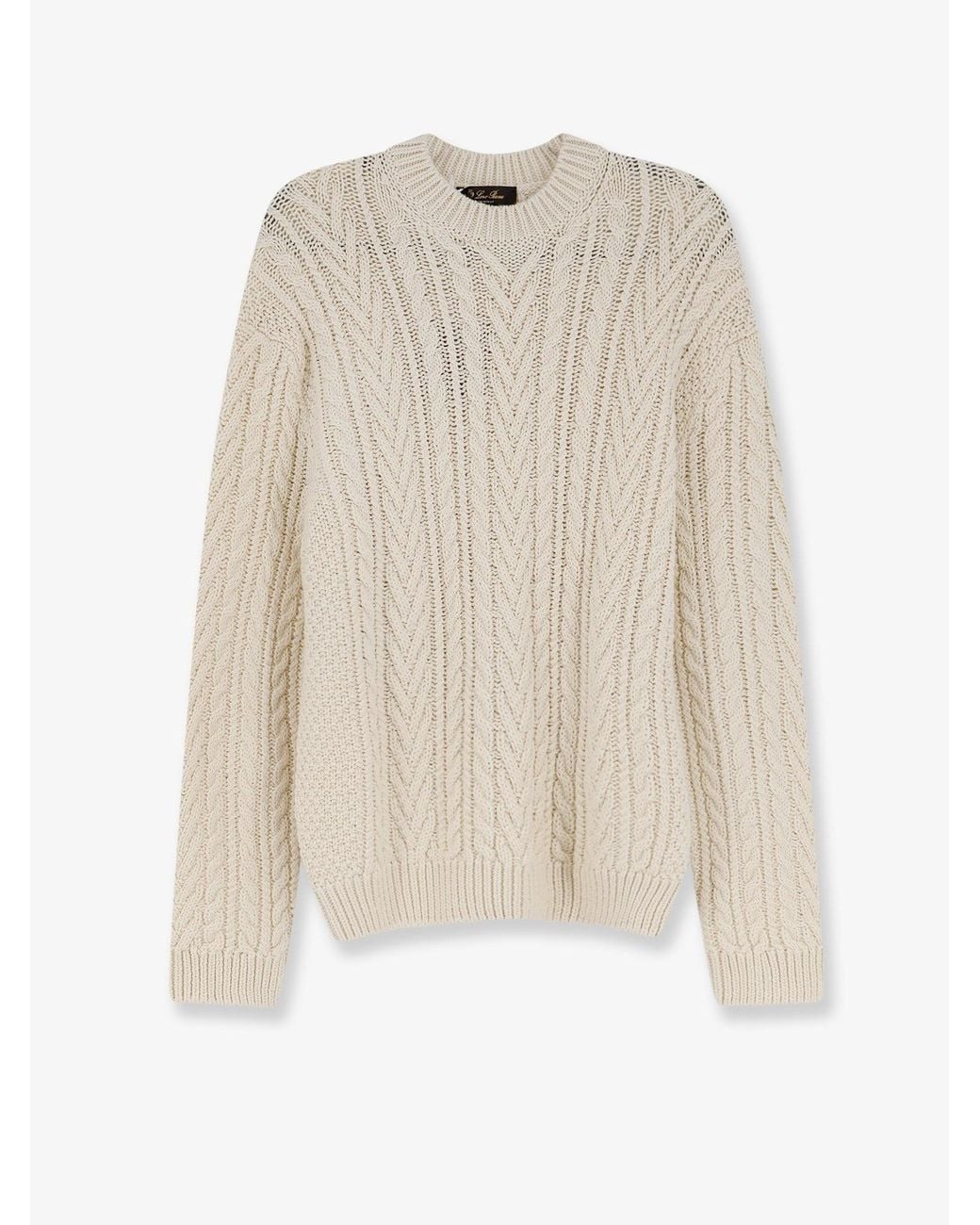 Loro Piana White Schooner Sweater for men