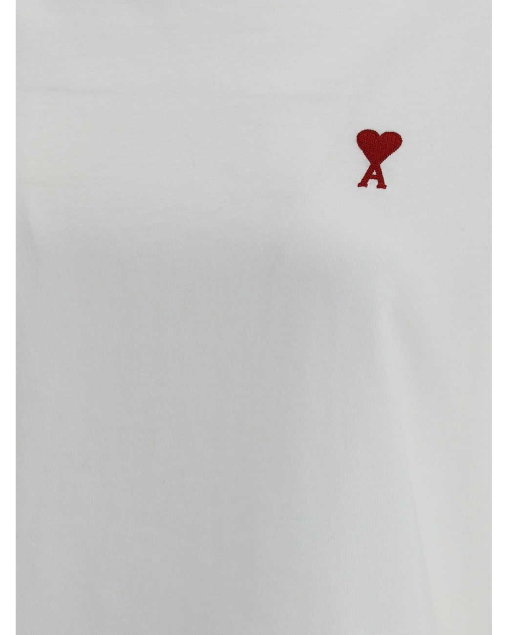 AMI White Logo T-Shirt