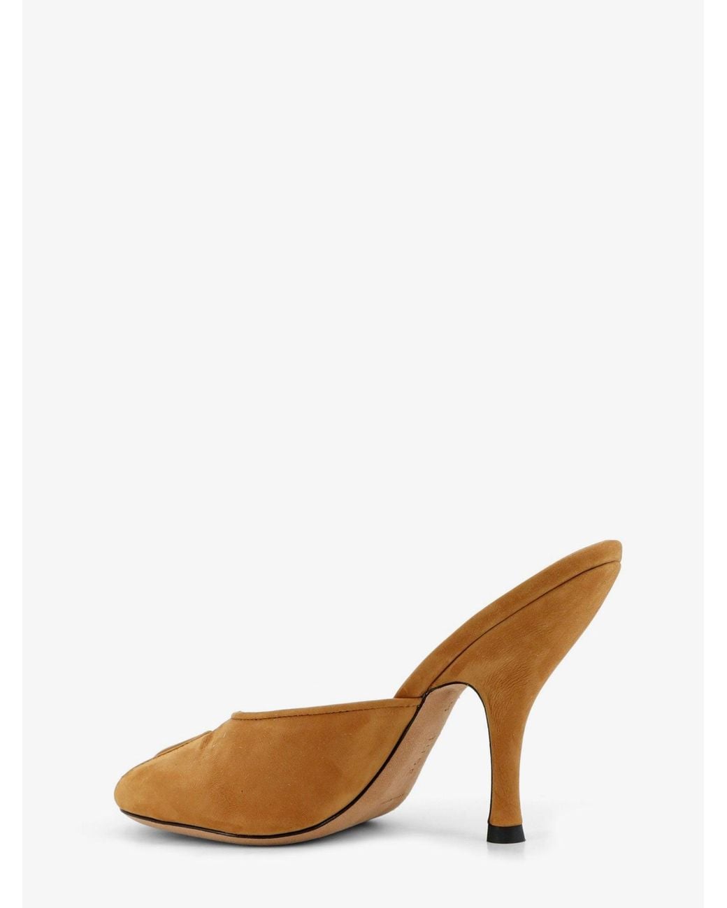 Jude White Suede Date Mule Sandals
