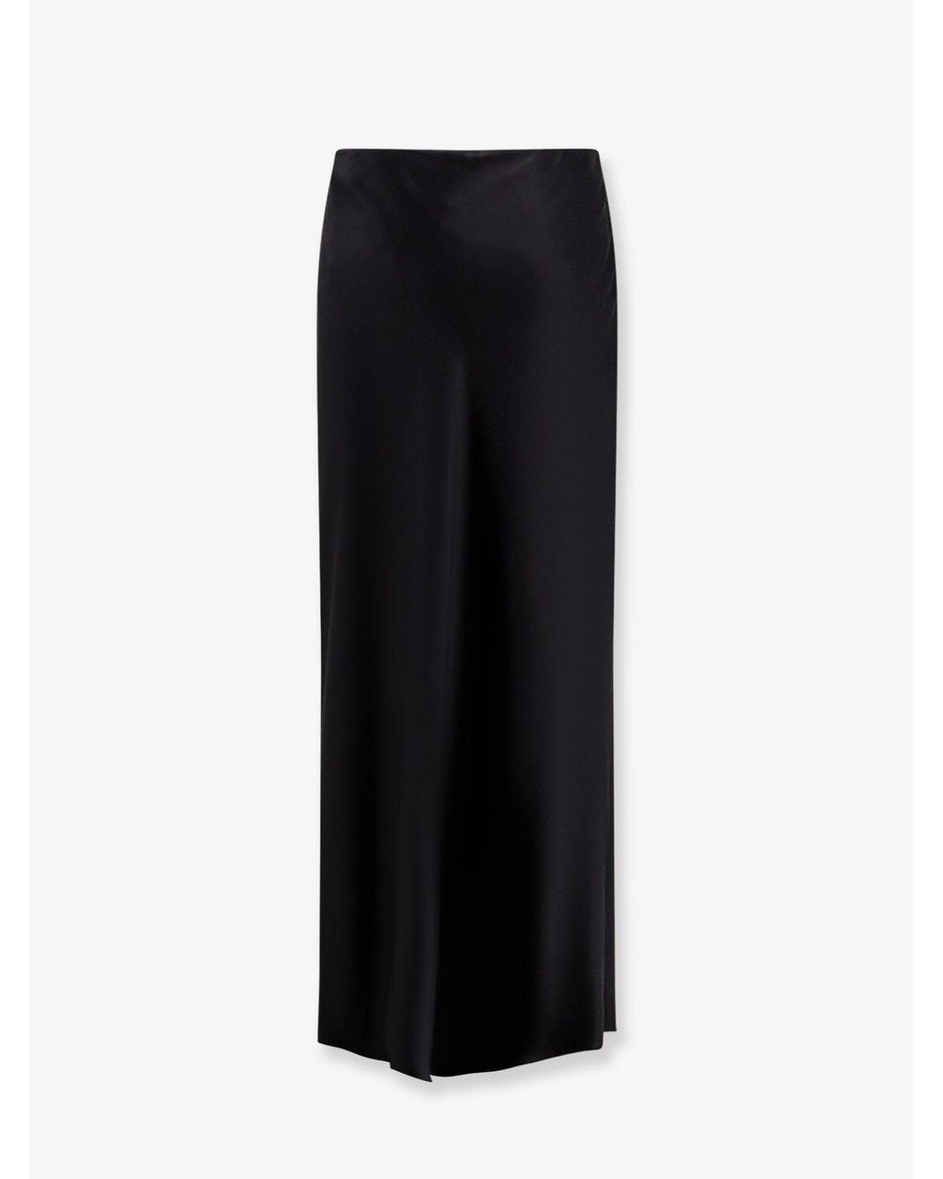 Tom Ford Black Silk Midi Skirt