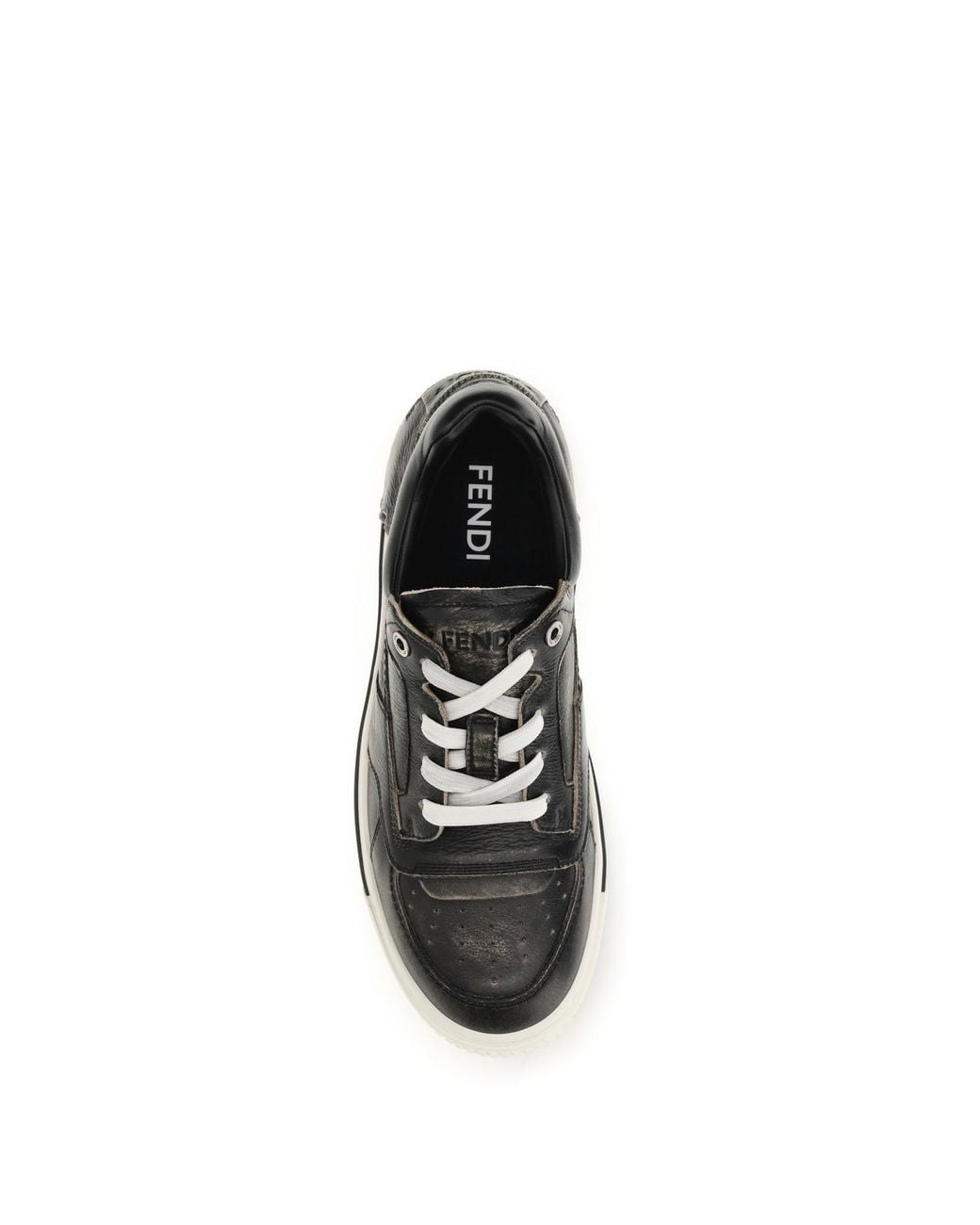 Fendi White Fender Sneakers Nero for men