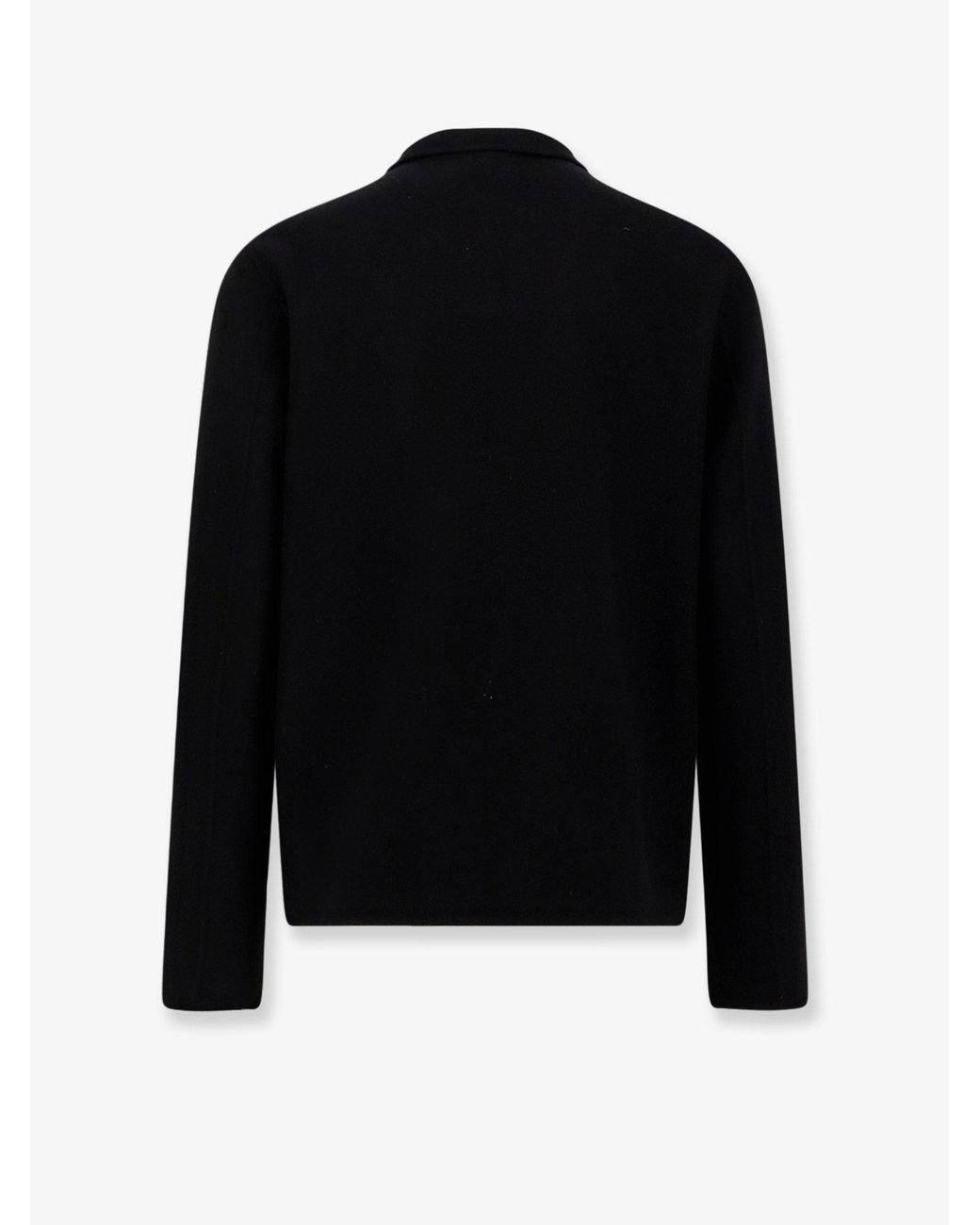 Hevò Black Verdemare Wool Coat for men