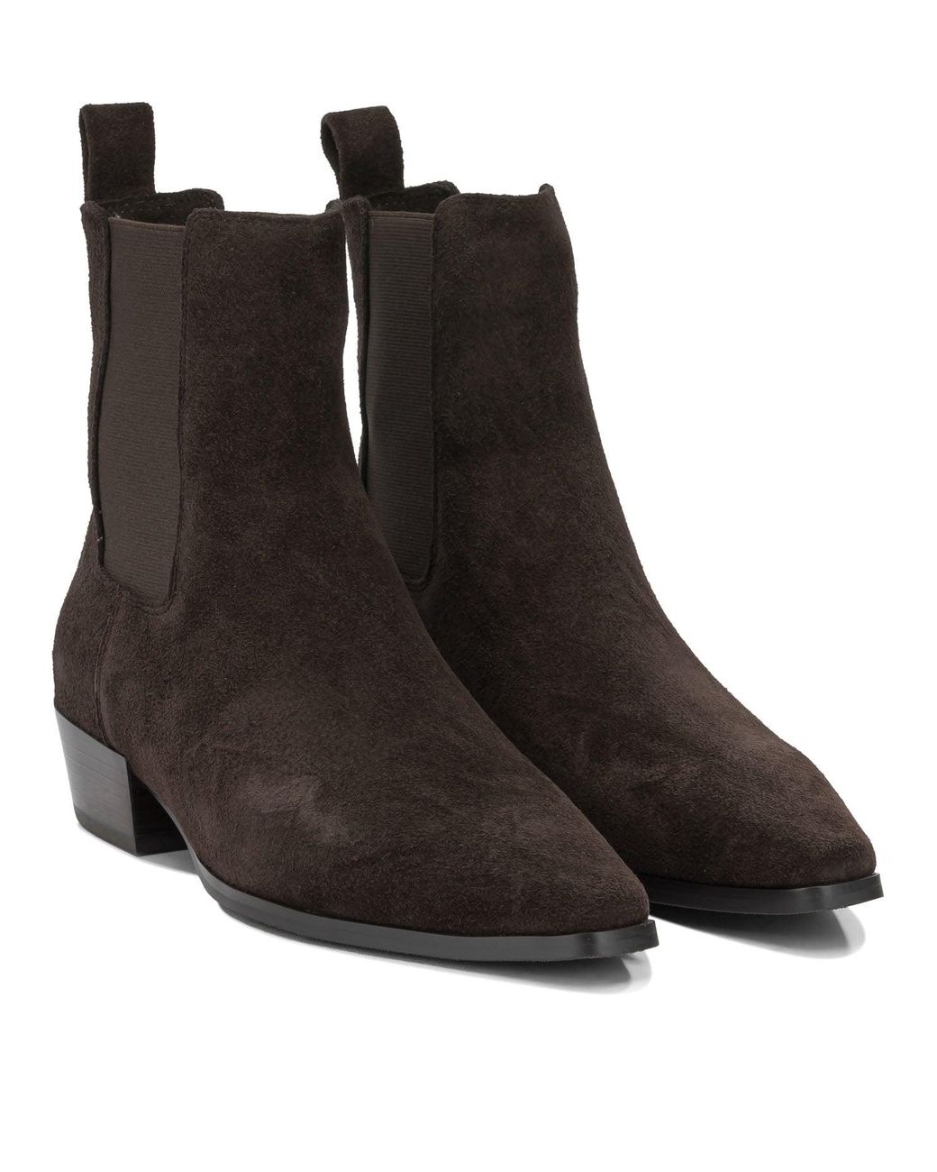 Strategia Brown A5900-Xvelour Ebano Boots