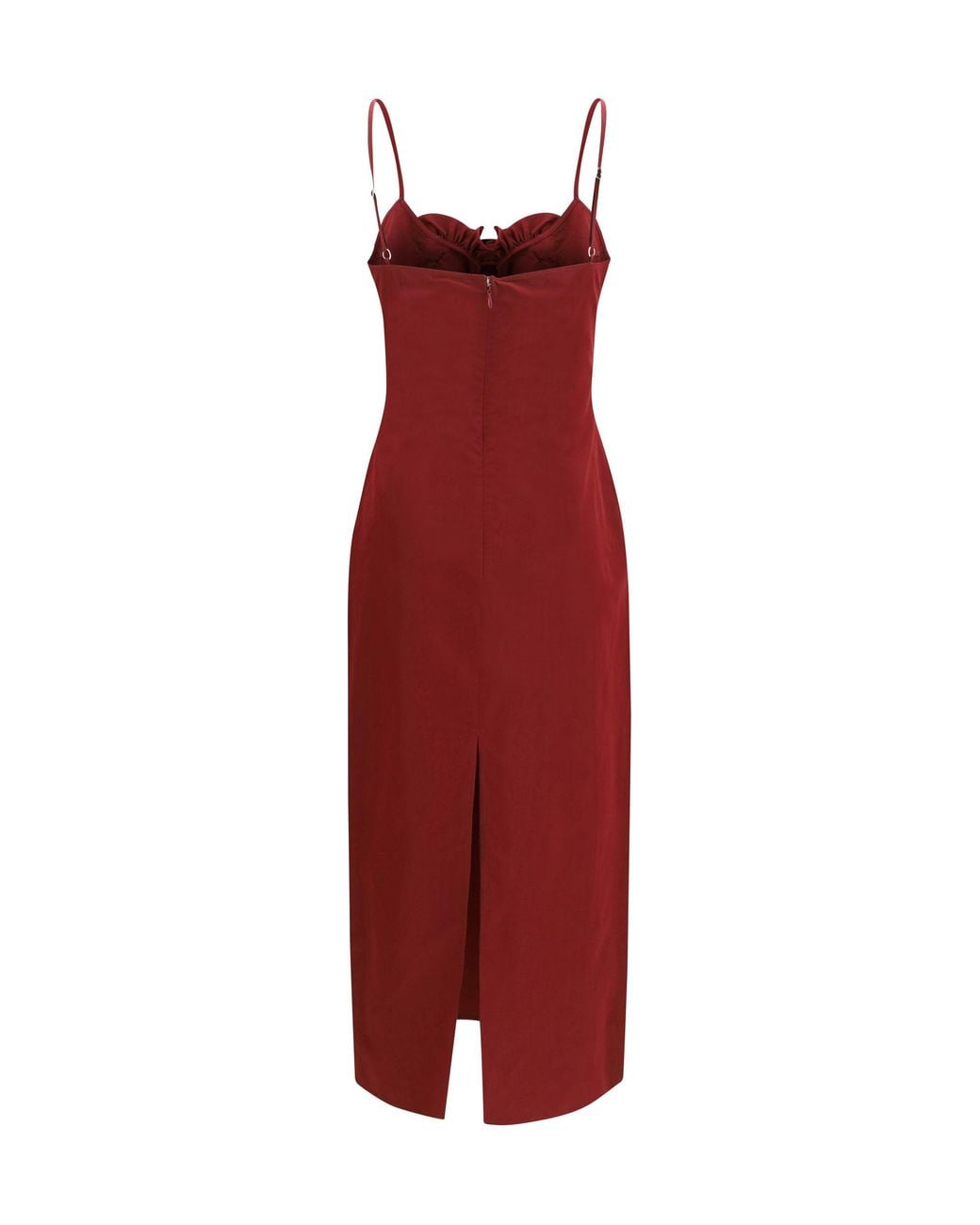 Magda Butrym Red Flower Detail Midi Dress