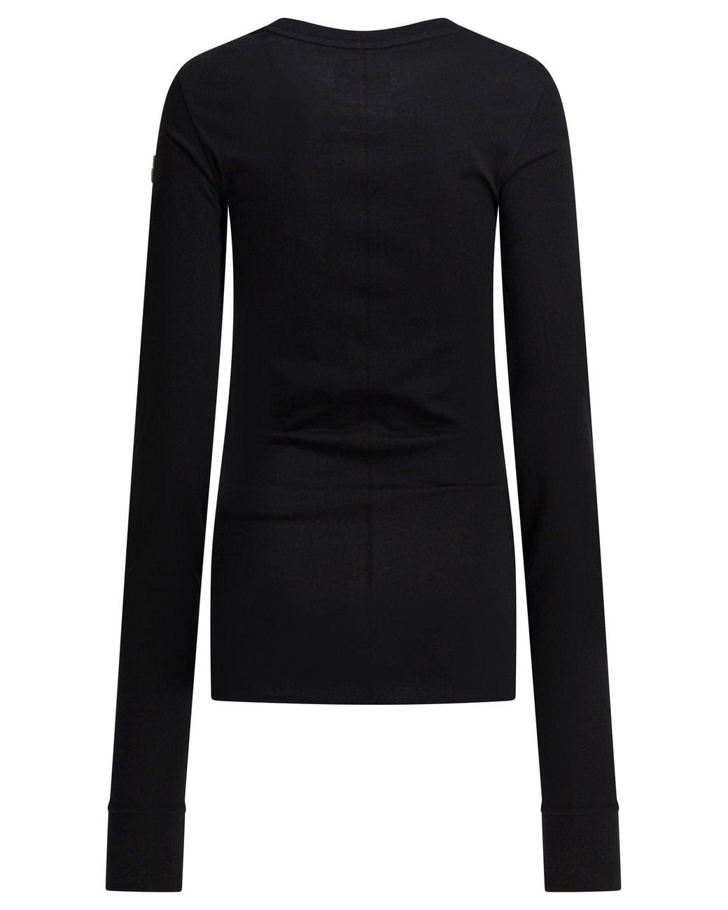 Rick Owens Black Cotton Jersey T-Shirt
