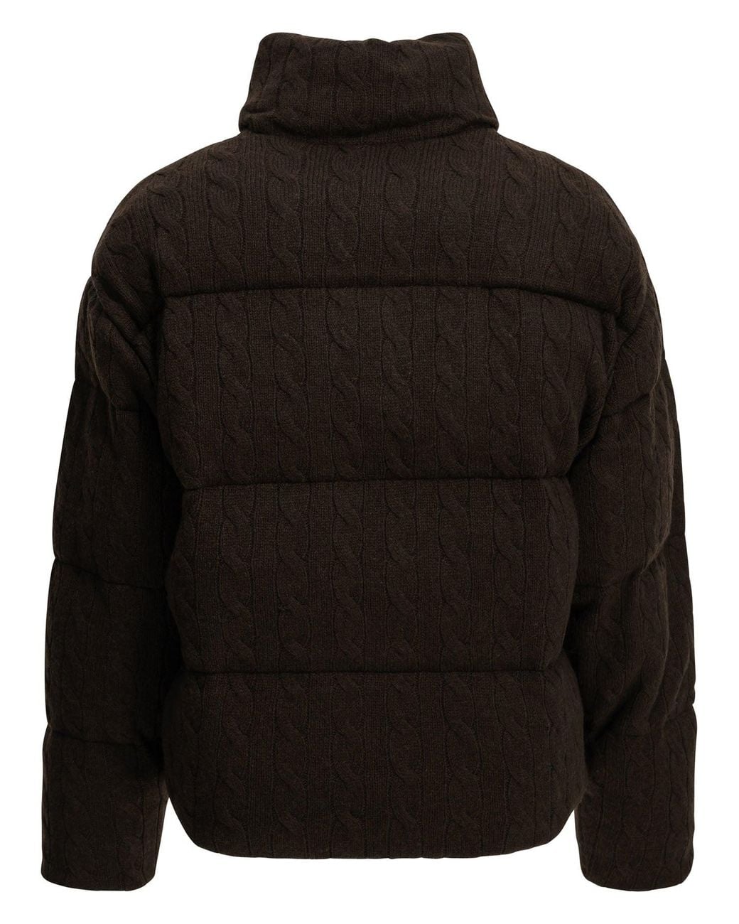 Polo Ralph Lauren Black Wool And Cashmere Bomber Jacket