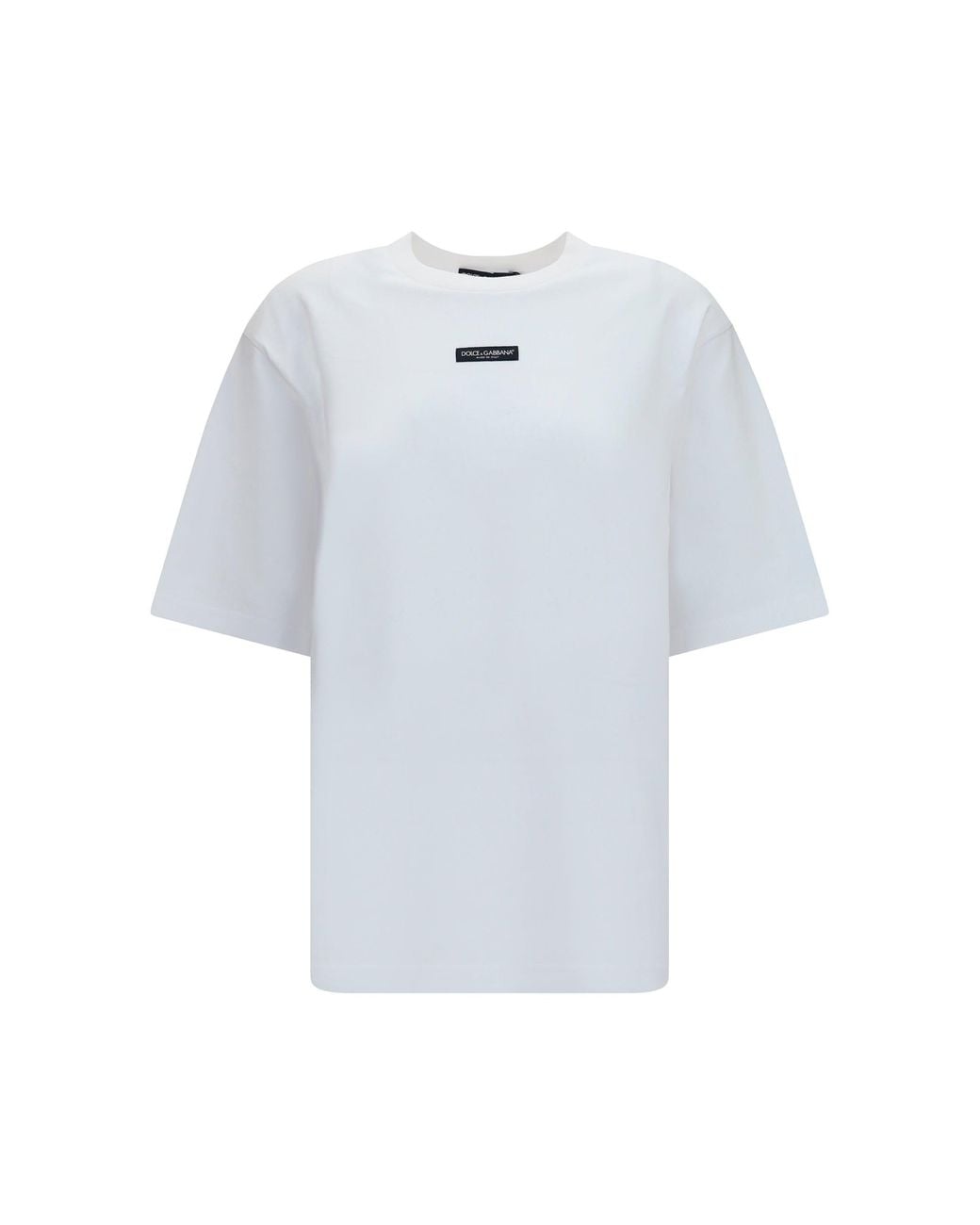 Dolce & Gabbana White Dolce & Gabbana Cotton Jersey T-Shirt