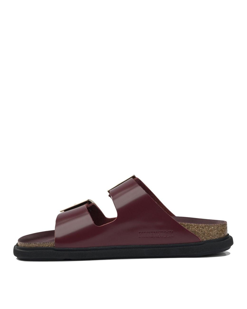 Birkenstock Brown "Arizona Droplet Buckle" Sandals