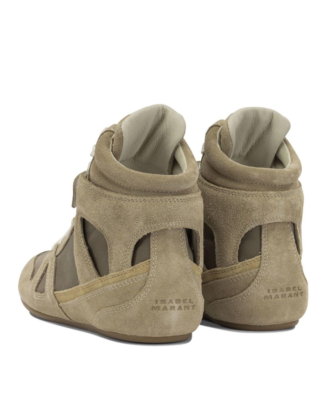 Isabel Marant Natural "Senny High" High Sneakers