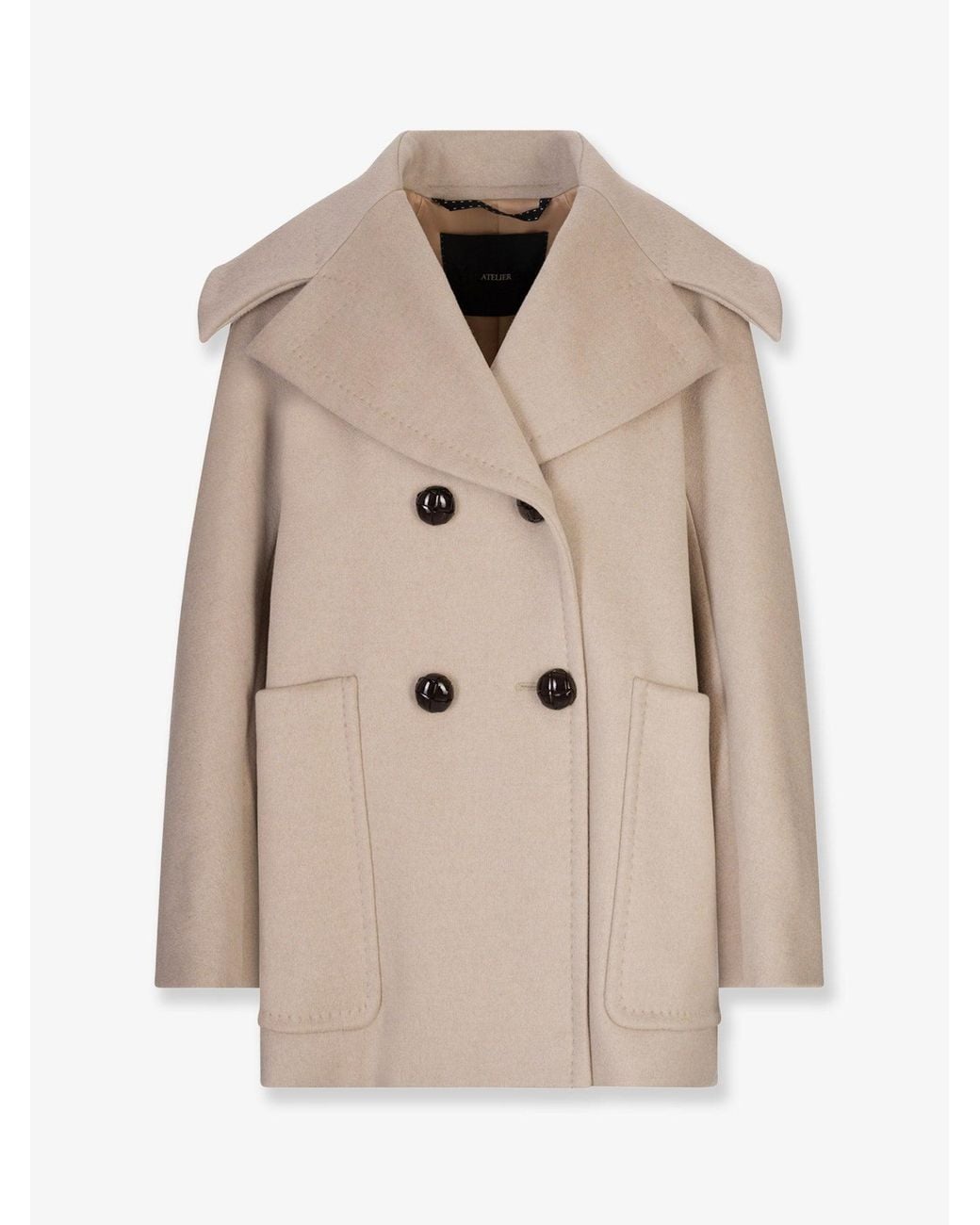 Max Mara Natural Coats Cashmere